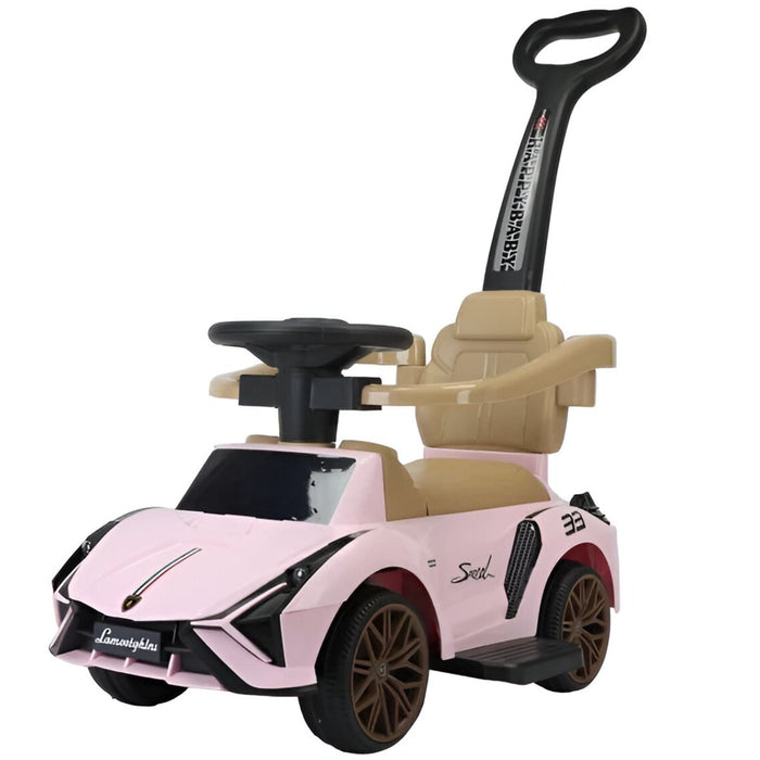 Orbic Kids Ride On Pushing Car with Light & Music – Pink