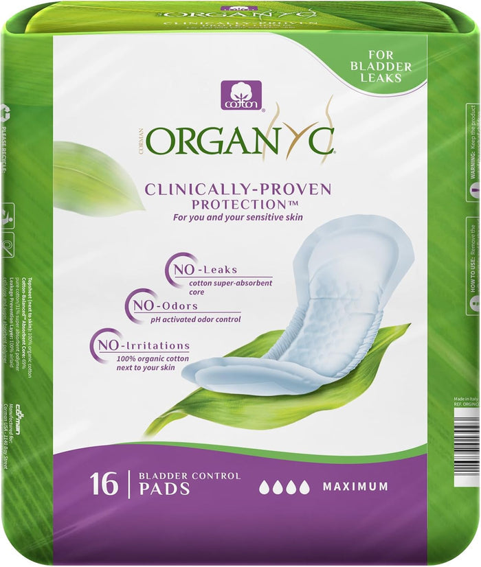 Organyc Light Incontinence Maximum (16 Pads)