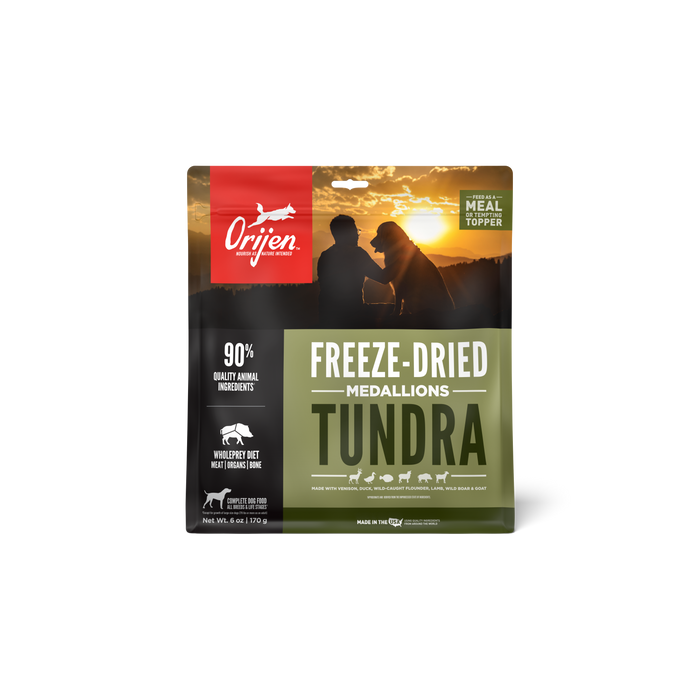 ORIJEN Tundra Freeze-Dried Food 6OZ