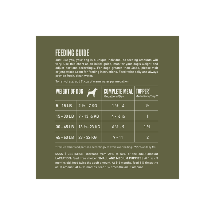 ORIJEN Tundra Freeze-Dried Food 6OZ