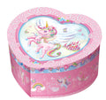 Pecoware Heart Shape Music Jewelry Box