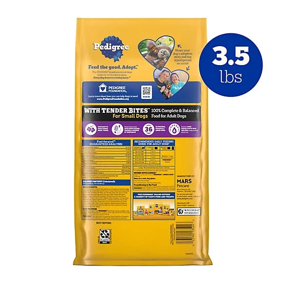 Pedigree Tender Bites for Small Dogs Adult Dry Dog Food