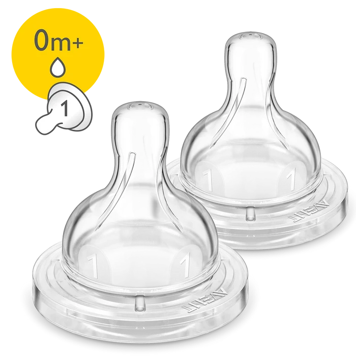 Philips Avent Anti-Colic Teats (0M+) - Pack of 2