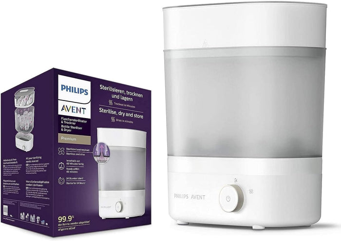 Philips Avent Bottle Sterilizer And Dryer + Free Natural 3.0 Feeding Newborn Gift Set Bundle