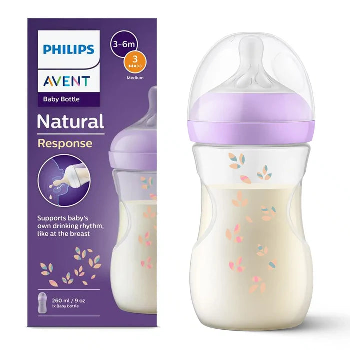 Philips Avent Natural 3.0 Feeding Bottle Deco (260ml)