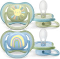 Philips Avent Ultra Air Pacifier (Boy, 0-6 Months) - Pack of 2