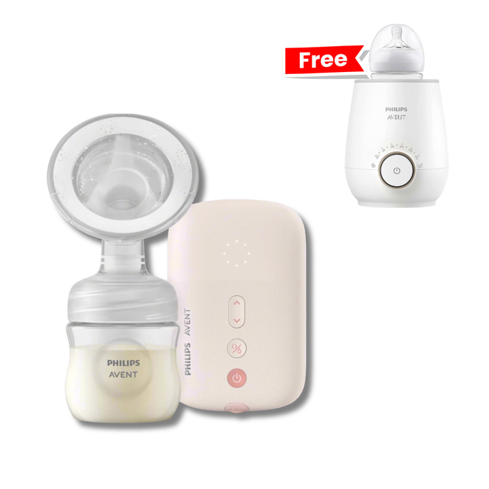 Phlips Avent Single Electric Cordless Breast Pump + Free Bottle Warmer
