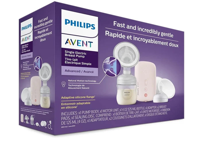 Phlips Avent Single Electric Cordless Breast Pump + Free Bottle Warmer
