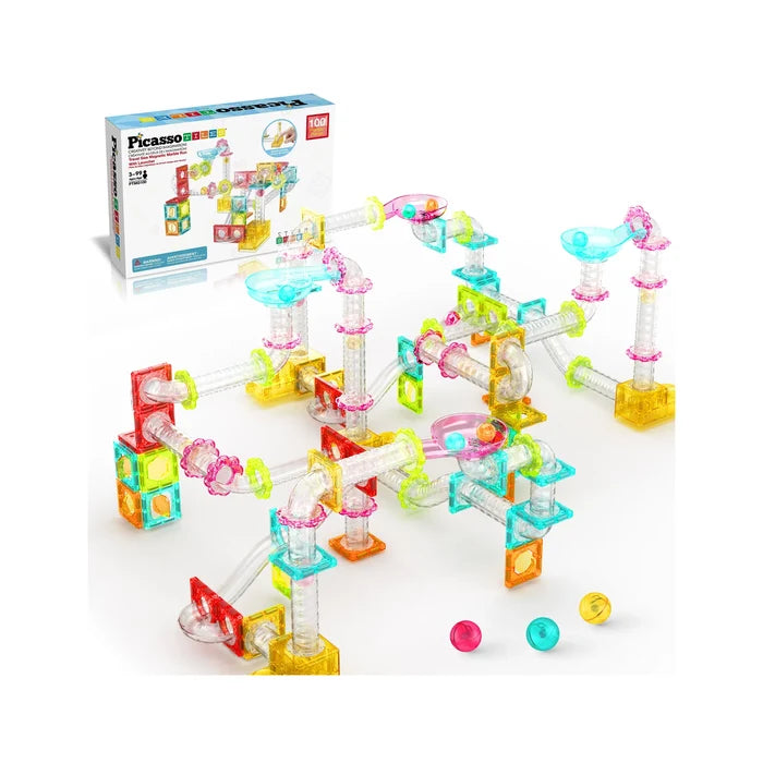 Picasso Magnetic Marble Run Travel (100Pcs)