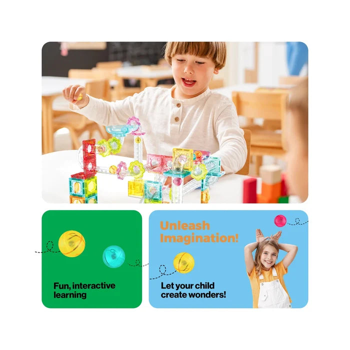 Picasso Magnetic Marble Run Travel (100Pcs)