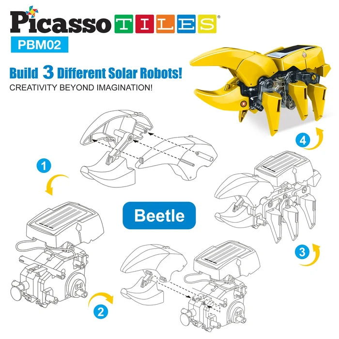 Picasso Magnetic Solar Robot 3 in 1
