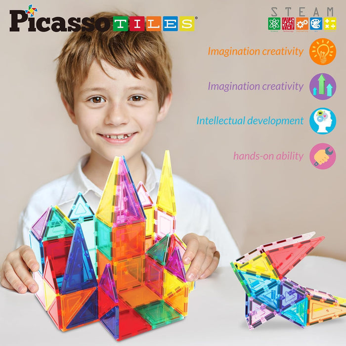 Picasso Magnetic Tiles 3D Classic (24 Pcs)
