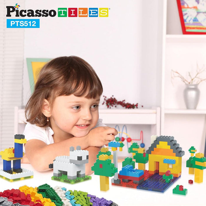 Picasso Magnetic Tiles Building Bricks (512 Pcs)