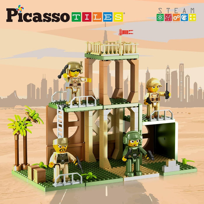 Picasso Magnetic Tiles Combat Force (186 Pcs)