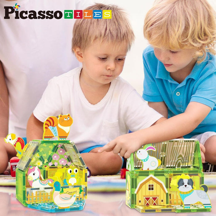 Picasso Magnetic Tiles Farm Set (26 Pcs)