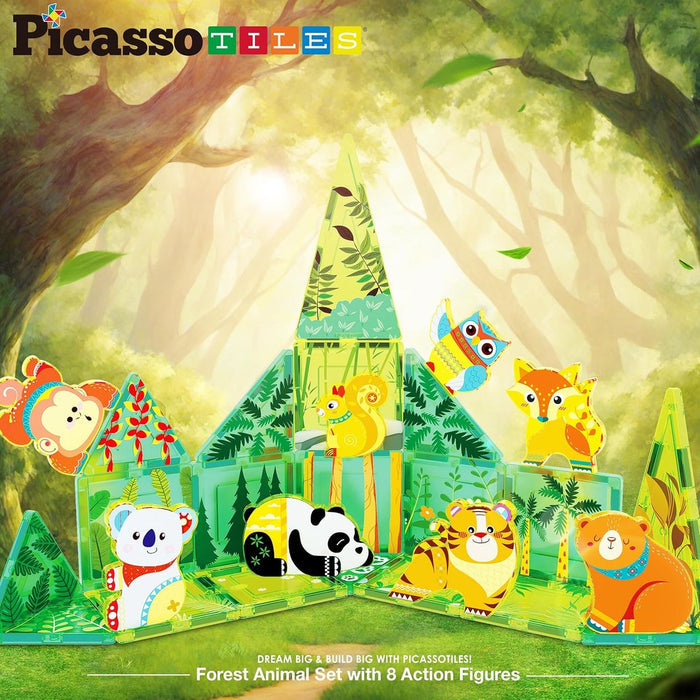 Picasso Magnetic Tiles Forest Set (26 Pcs)