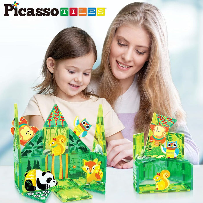 Picasso Magnetic Tiles Forest Set (26 Pcs)