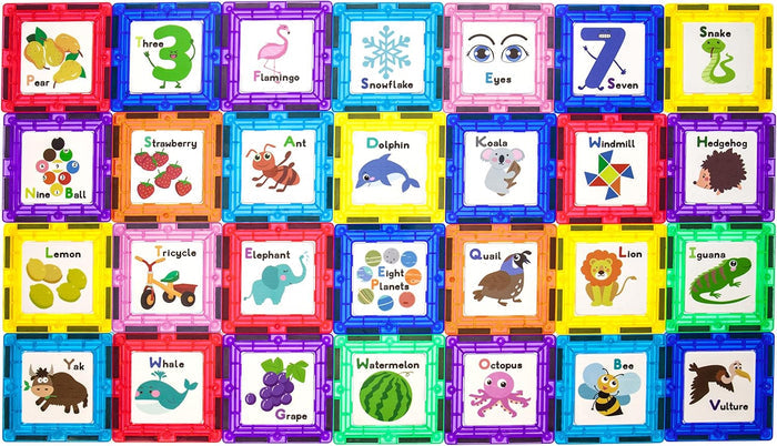 Picasso Magnetic Tiles Fund & Cog (56 Pcs)