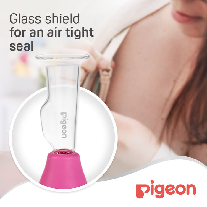 Pigeon Breast Care Pump With Glass Shield