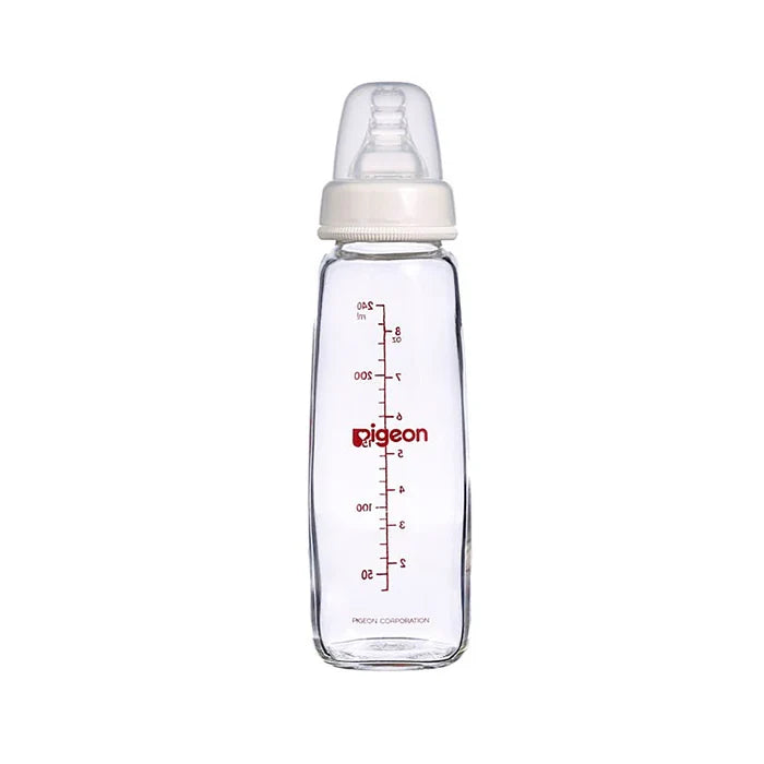 Pigeon Glass Slim Neck Bottle (240ml)