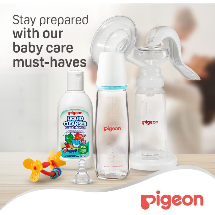 Pigeon Glass Slim Neck Bottle (240ml)