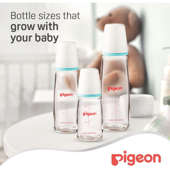 Pigeon Glass Slim Neck Bottle (240ml)