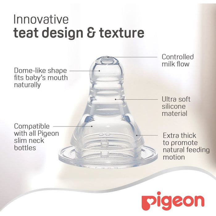Pigeon Glass Slim Neck Bottle (240ml)