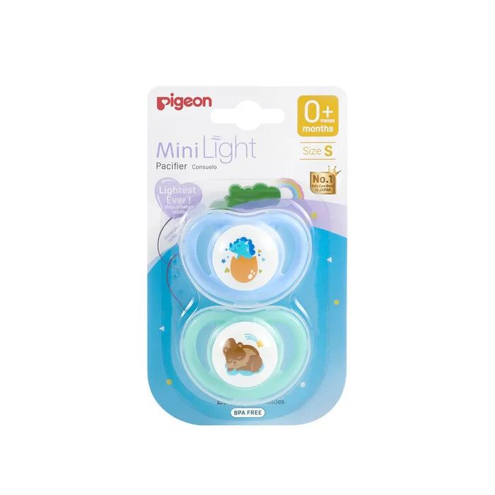 Pigeon Mini Light Pacifier Twin Pack (Boy)