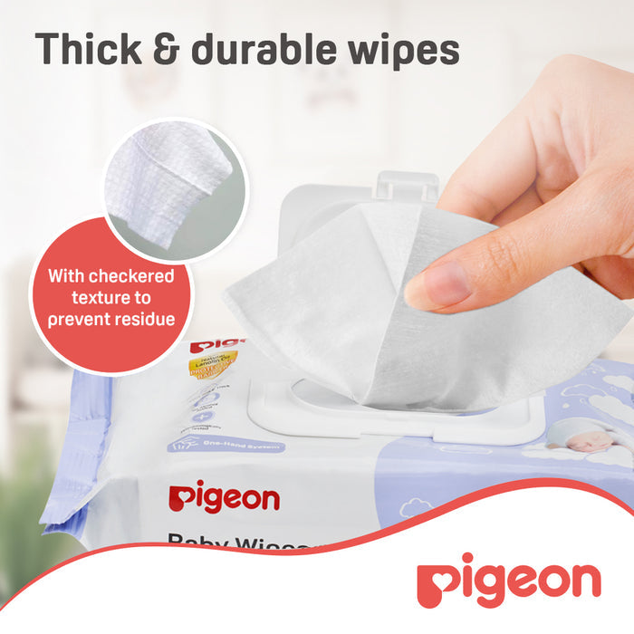 Pigeon Moisturizing Wipes With Lanolin 70'S