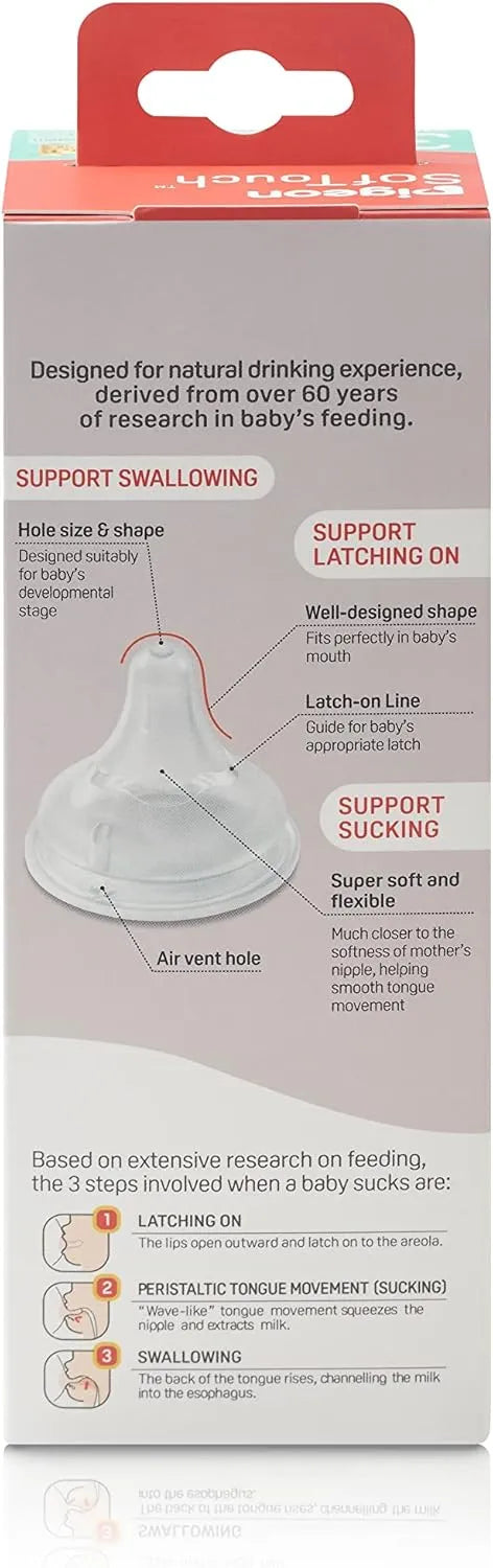 Pigeon Softouch WN3 Nursing Bottle - Bear (Plastic, 240 ml)