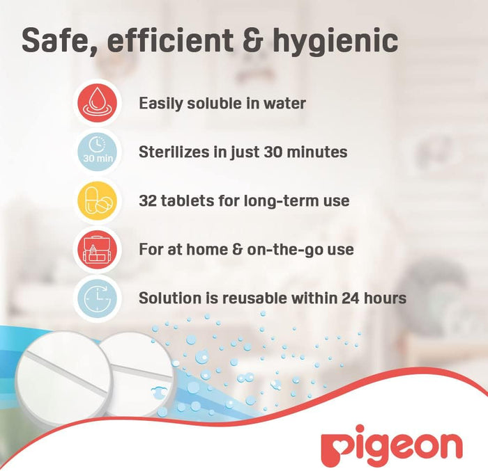 Pigeon Sterilization Tablets (32 Tablets)