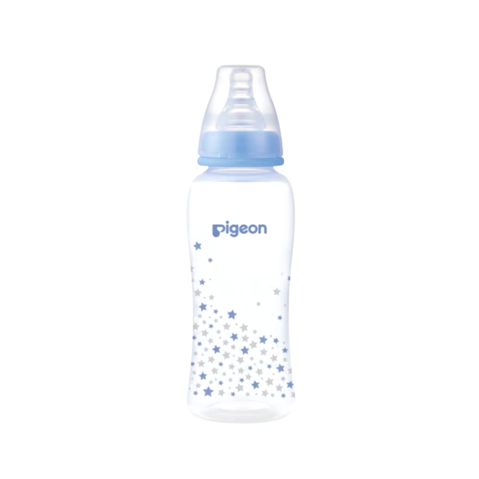 Pigeon Streamline Slim Neck Plastic Decorated Bottle