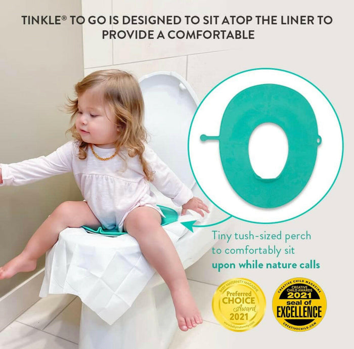 Prince Lionheart Tinkle to Go-Reusable Portable Potty Seat.