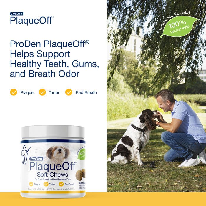 ProDen PlaqueOff® Soft Chews For Small and Medium Breed Dogs