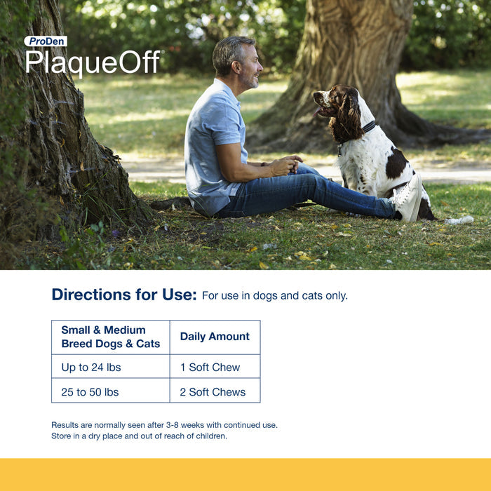 ProDen PlaqueOff® Soft Chews For Small and Medium Breed Dogs
