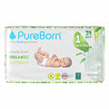 PureBorn Organic Bamboo Nappies (Size 1) 34 Pcs