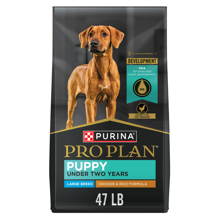 Purina Pro Plan Large Breed Dry Puppy Food, Chicken and Rice Formula