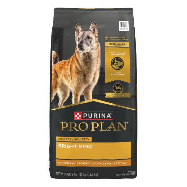 Purina Pro Plan Senior Dog Food With Probiotics for Dogs, Bright Mind 7+ Chicken & Rice Formula