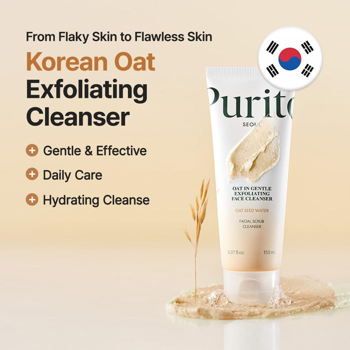 Purito Oat In Gentle Exfoliating Face Cleanser (150ml)