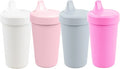 Re-Play Sippy Reusable Spill Proof Cups for Kids - Set of 4 (10 Oz)