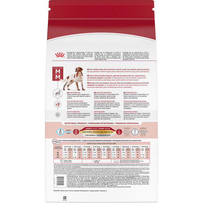Royal Canin Size Health Nutrition Medium Adult Dry Dog Food, 40 lb