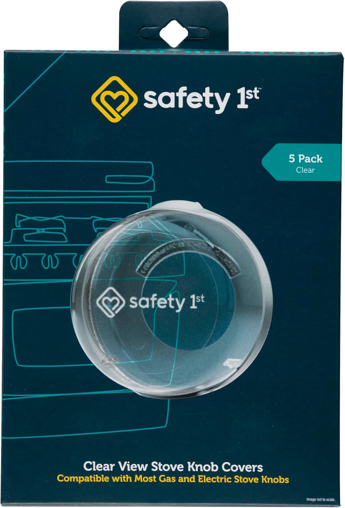 Safety 1st Clear View Stove Knob Covers - Pack of 5