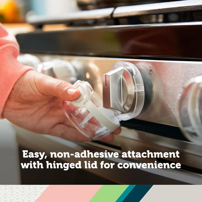 Safety 1st Clear View Stove Knob Covers - Pack of 5