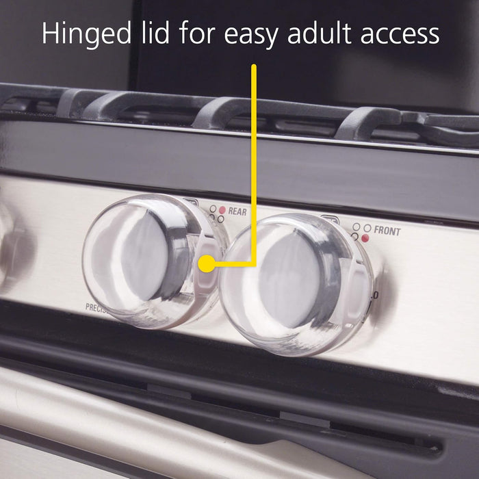 Safety 1st Clear View Stove Knob Covers - Pack of 5