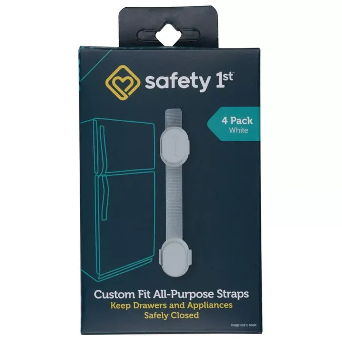 Safety 1st Custom Fit All Purpose Strap - Pack of 4