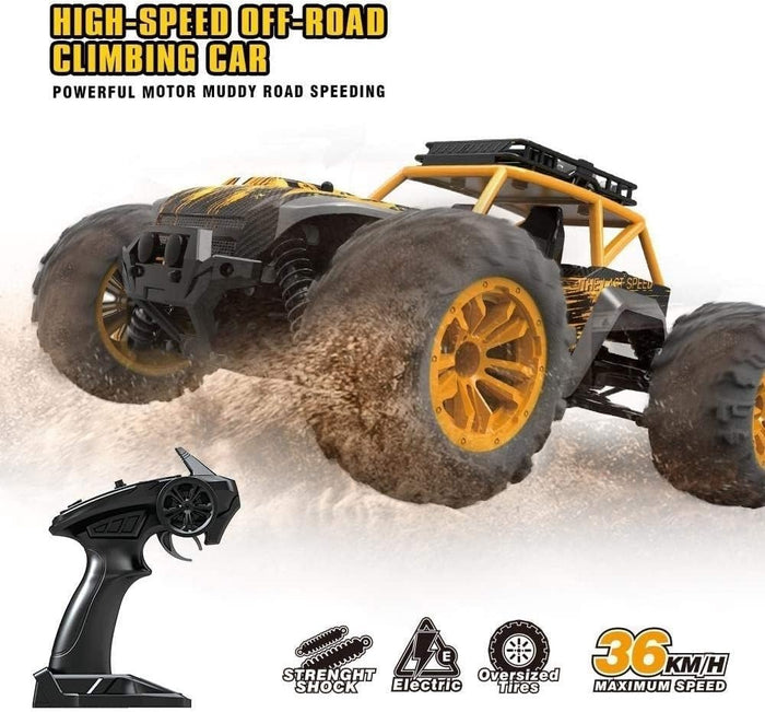 Sam Toys 1:14 High Speed Remote Control Car With Rechargeable Hobby Line Assorted 36Km Per Hour