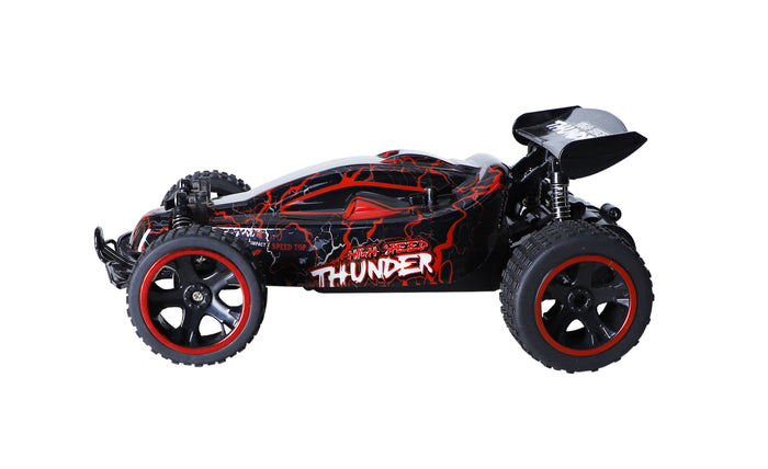 Sam Toys Luminous 1:18 Racing Car With 3 Light Modes 2.4Ghz (Red/Blue)