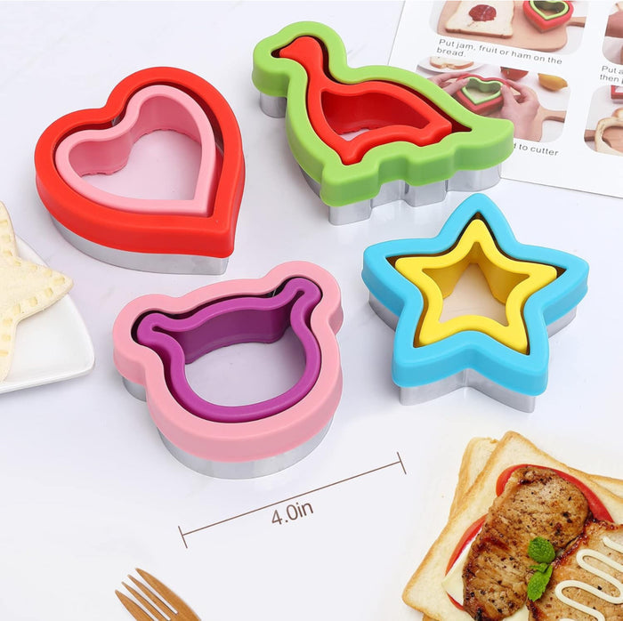 Sandwich Cutter and Sealer Set,4pcs