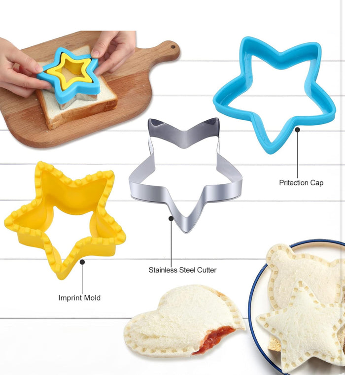 Sandwich Cutter and Sealer Set,4pcs