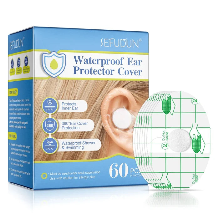 waterproof ear covers for showering